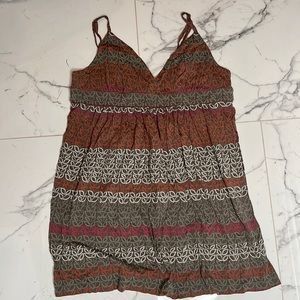 Leaf Print Tank Top